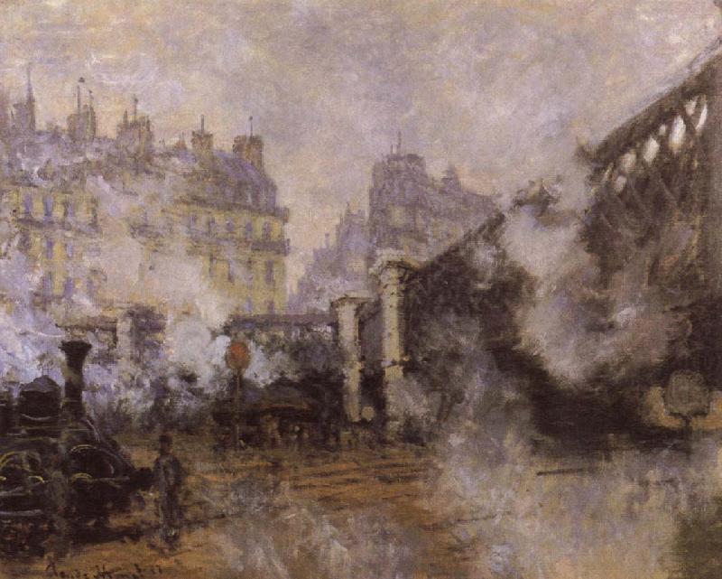 Claude Monet Le Pont de l-Europe china oil painting image